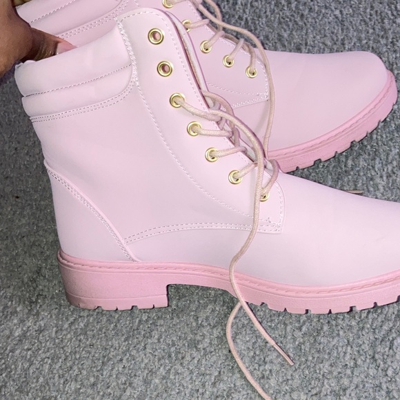 Pink Women's Boots - Picture 6 of 8
